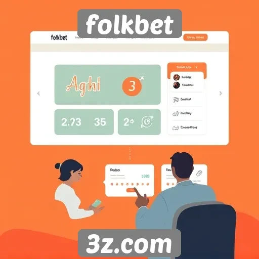 Experiência do usuário no site Folkbet
