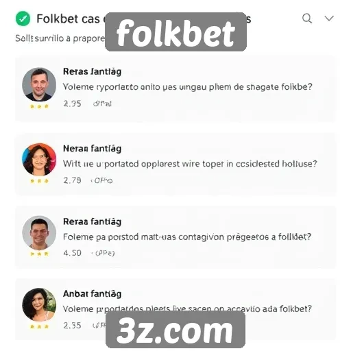 Opiniões de usuários sobre a experiência na folkbet