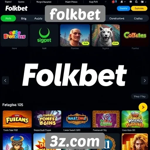 Variedade de jogos oferecidos no folkbet